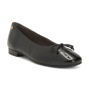 PAUL GREEN Leather Violet Ballet Flats